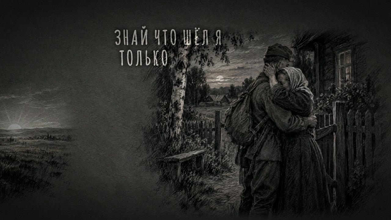 Сын обнимает маму у калитки: «Знай, что шёл я только прямо»